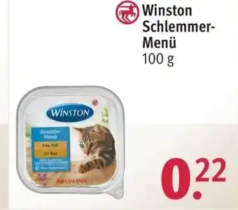 Rossmann Winston Schlemmer-Menu 100g Angebot