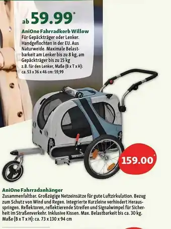 Fressnapf Anione Fahrradanhänger Angebot