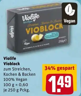 REWE Violife Vioblock 250g Pckg. Angebot