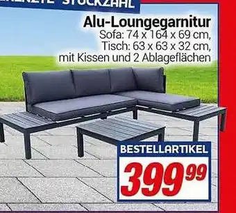 CENTERSHOP Alu-loungegarnitur Angebot