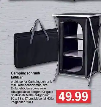 Famila Nord West Campingschrank Faltbar Angebot