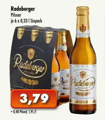 Lösch Depot Radeberger Pilsner 6x0,33L Angebot