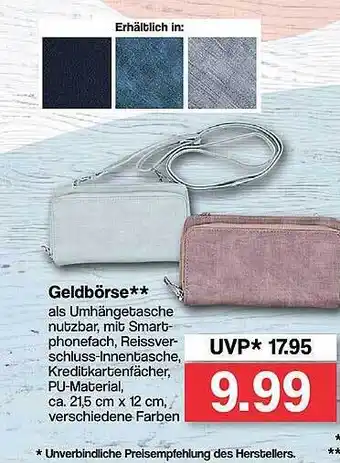 Famila Nord West Geldbörse Angebot