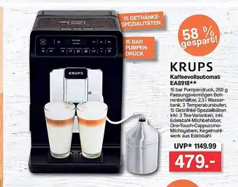 Famila Nord West Krups Kaffeevollautomat Ea8918 Angebot