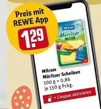 REWE Kaufpark Milram Müritzer Scheiben Angebot