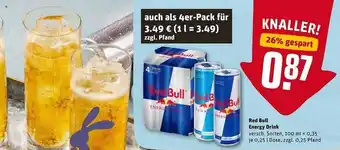 REWE Kaufpark Red Bull Energy Drink Angebot