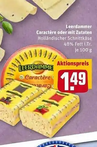 REWE Kaufpark Leerdammer Caractere Oder Mit Zutaten Angebot