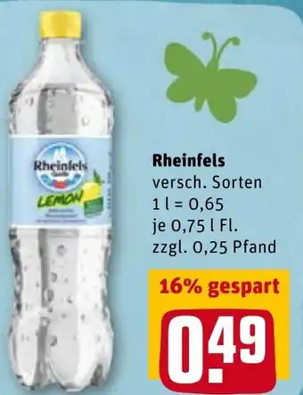 REWE Rheinfels 0,75L Angebot