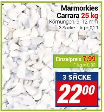 CENTERSHOP Marmorkies Carrara 25 kg Angebot