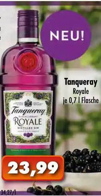 Lösch Depot Tanqueray Royale 0,7L Angebot