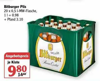 Globus Bitburger Pils Angebot