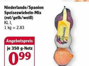 Globus Niederlande Spanien Speisezwiebeln-mix Angebot