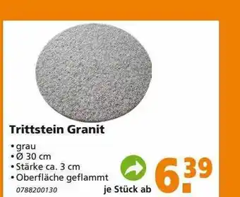 Globus Baumarkt Trittstein Granit Angebot