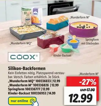Lidl Silikon Backformen Angebot