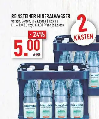 Marktkauf Reinsteiner Mineralwasser Angebot