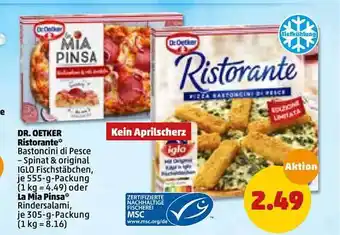 PENNY Dr Oetker Ristorante Oder La Mia Pinsa Angebot