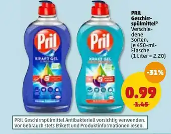 PENNY Pril Geschirrspülmittel Angebot