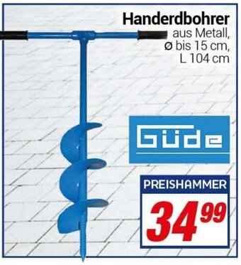 CENTERSHOP Güde Handerdbohrer Angebot