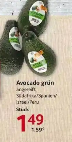 Selgros Avocado Grün Angebot