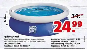 Hagebau Happy People Quick-up Pool Angebot