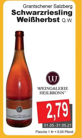 Getränke Göbel Grantschener Salzberg Schwarzriesling Weißherbst Angebot