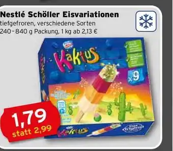 CAP Markt Nestlé Schöller Eisvariationen 240-840g Angebot