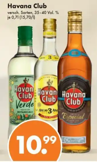 Trink und Spare Havana Club 0,7L Angebot