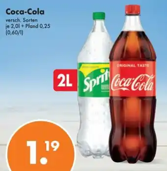 Trink und Spare Coca Cola 2L Angebot