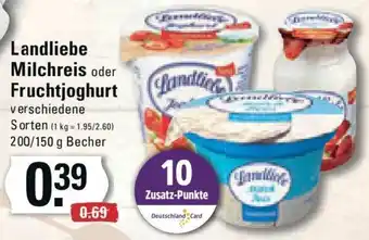 Meyer's Frischemarkt Landliebe Milchreis oder Fruchtjoghurt 200/150g Becher Angebot