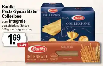 Meyer's Frischemarkt Barilla Pasta Spezialitäten Collezione oder Integrale 500g Packung Angebot