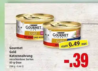 Markant Markt Gourmet Gold Katzennahrung Angebot