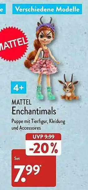 Aldi Nord Mattel Enchantimals Angebot