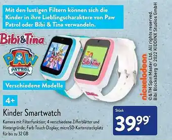 Aldi Nord Kinder Smartwatch Angebot