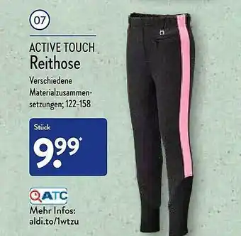 Aldi Nord Active Touch Reithose Angebot