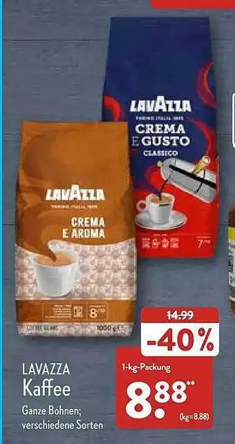 Aldi Nord Lavazza Kaffee Angebot