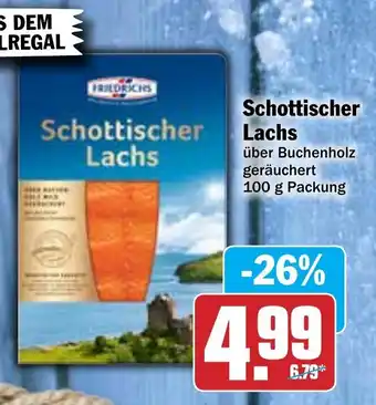 Hit Schottischer Lachs 100g Packung Angebot