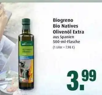 Markant Biogreno Bio Natives Olivenöl Extra Angebot