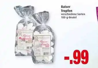 Markant Baiser Tropfen Angebot