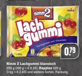 Scheck-in-Center Nimm 2 Lachgummi Klassisch Angebot