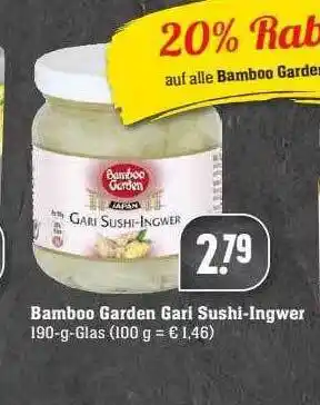 Scheck-in-Center Bamboo Garden Gari Sushi-ingwer Angebot