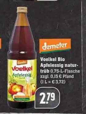 Scheck-in-Center Demeter Voelkel Bio Apfelessig Naturtrüb Angebot