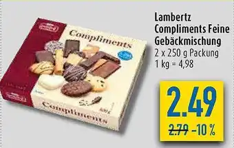 diska Lambertz Compliments Feine Gebäckmischung Angebot