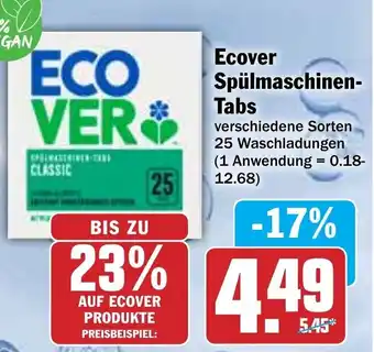 Hit Ecover Spülmaschinen Tabs Angebot