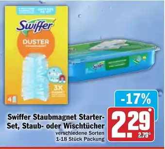 Hit Swiffer Staubmagnet Starterset, Staub oder Wischtücher Angebot