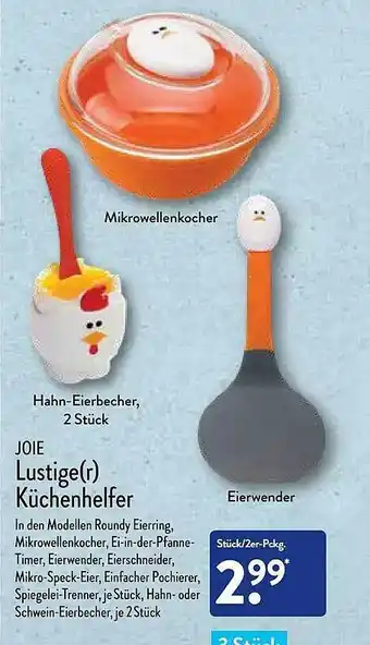 Aldi Nord Joie Lustige(r) Küchenhelfer Angebot