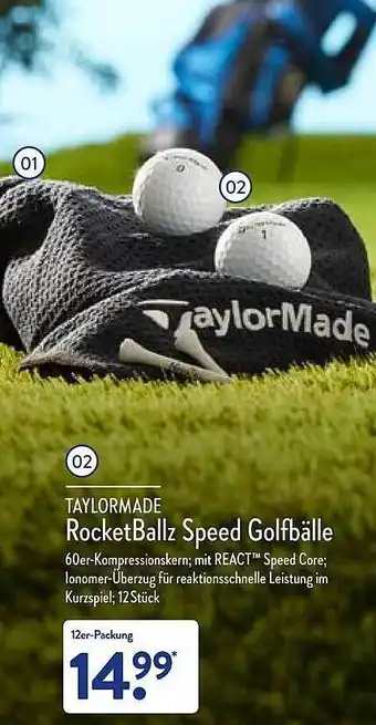 Aldi Nord Taylormade Rocketballz Speed Golfbälle Angebot