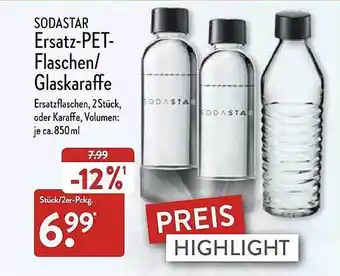 Aldi Nord Sodastar Ersatz-pet-flaschen Oder Glaskaraffe Angebot
