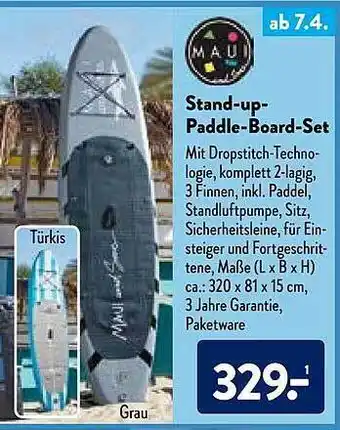 Aldi Nord Maui Stand-up-paddle-board-set Angebot