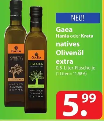 Famila Nord Ost Gaea Hania oder Kreta natives Olivenöl Extra 0,5L Angebot