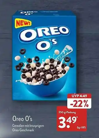 Aldi Nord Oreo O's Angebot